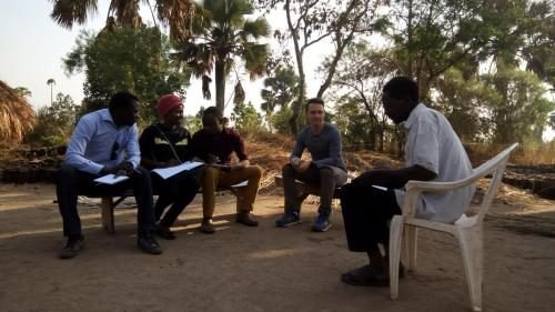Community focus group discussion during field research