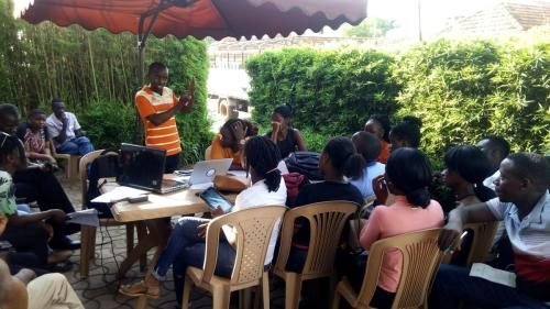 Outdoor stakeholder session