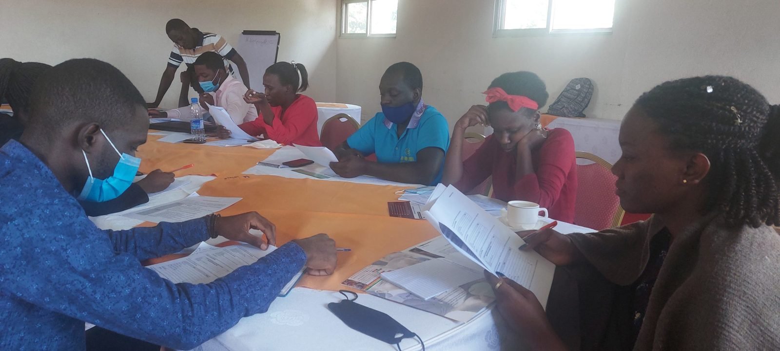 Enumerator training session
