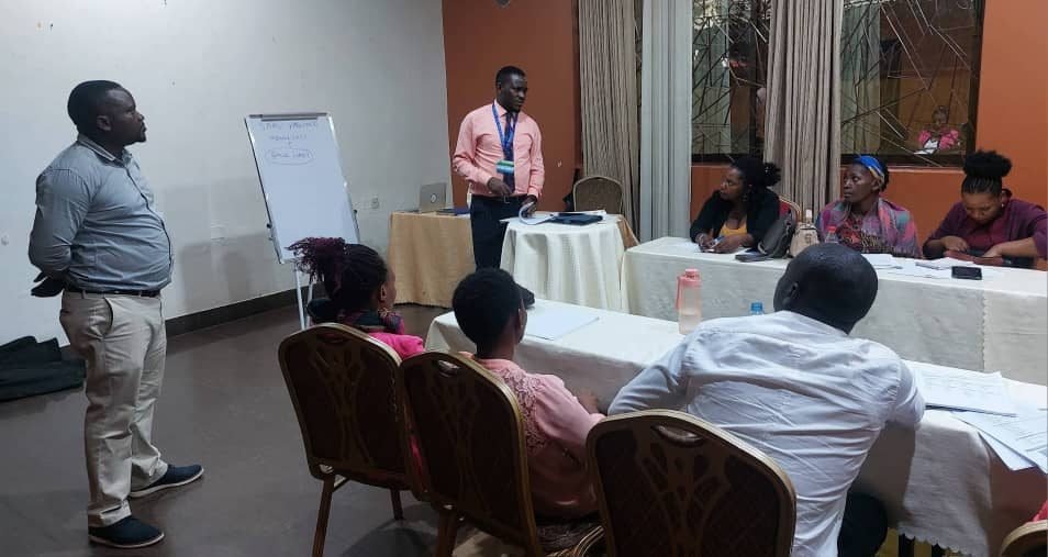 Research INdepth team running a training workshop